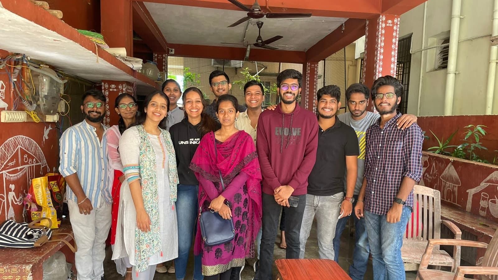 at U&I NGO clothing donation event, 2021